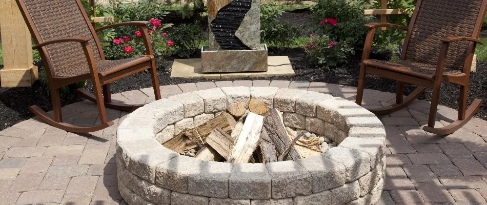 Blog Fire Pit Made With Concrete Blocks