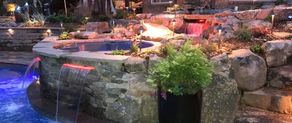 Colored LED lights installed for client
