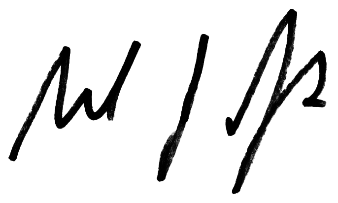 Rabbi Rick Jacob's signature