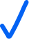 A check mark. 