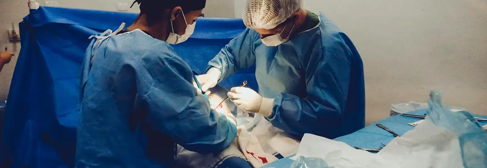 Neurosurgery spine surgery and brain surgery in progress in Los Angeles CA