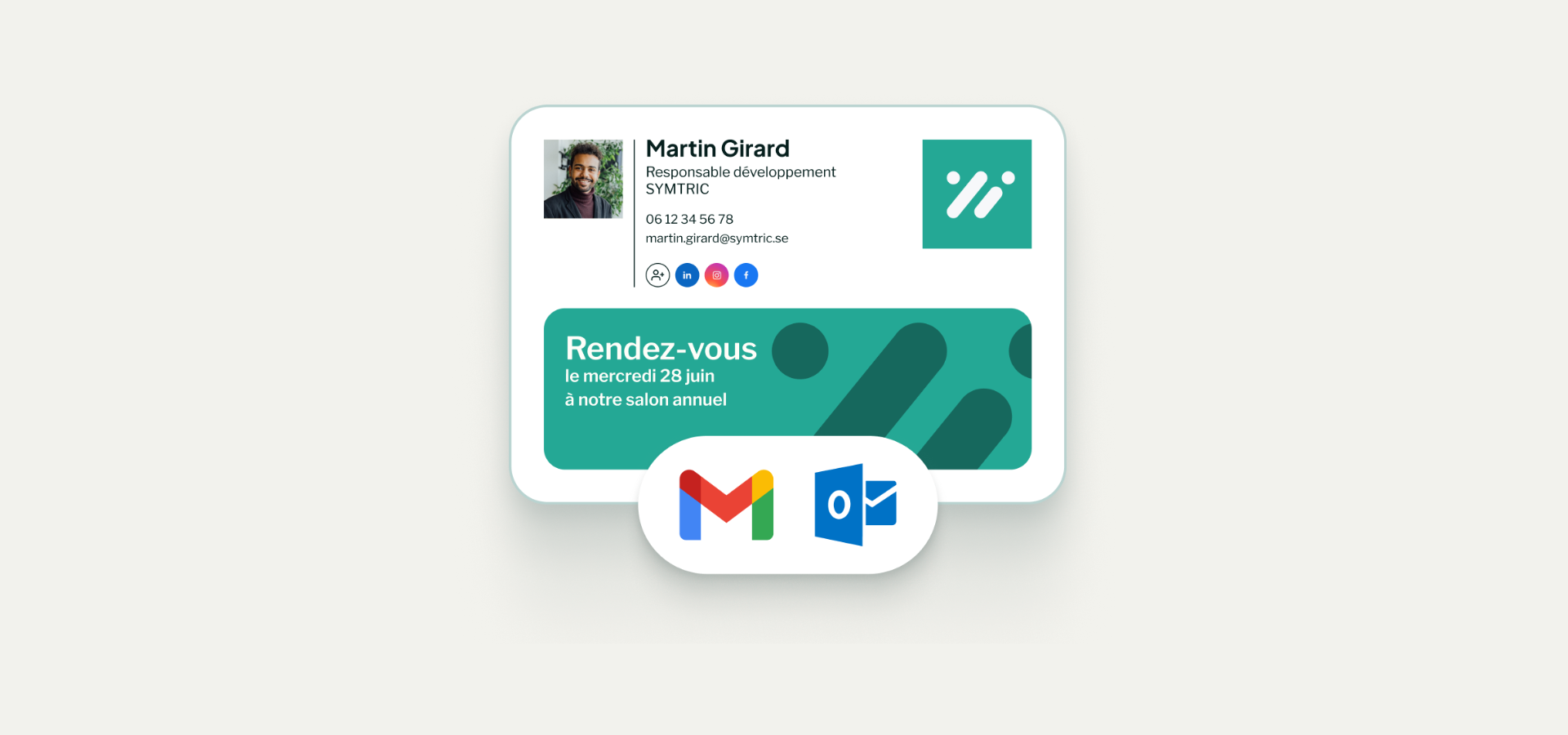 Signatures mail et bannières marketing - ECARD