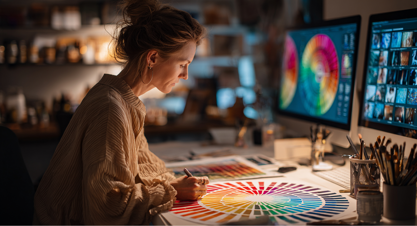 Color theory illustration