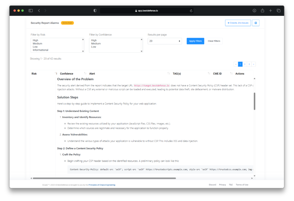 Vortex remediation guidance