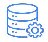 Icon representing database and data store security testing