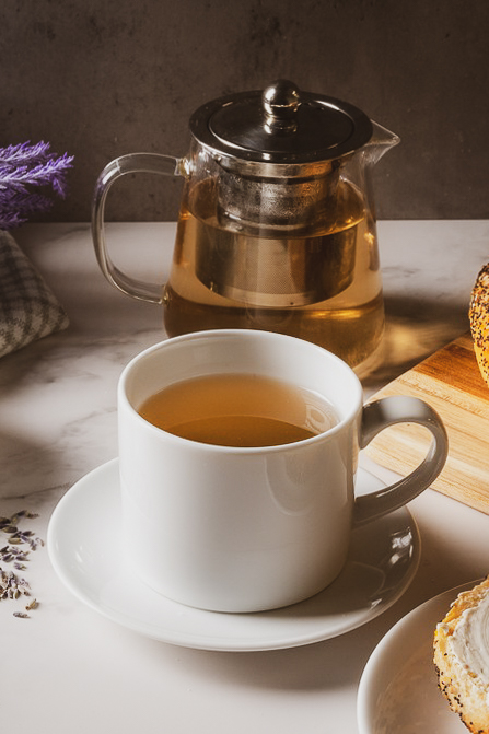 Tea pitch and tea cup