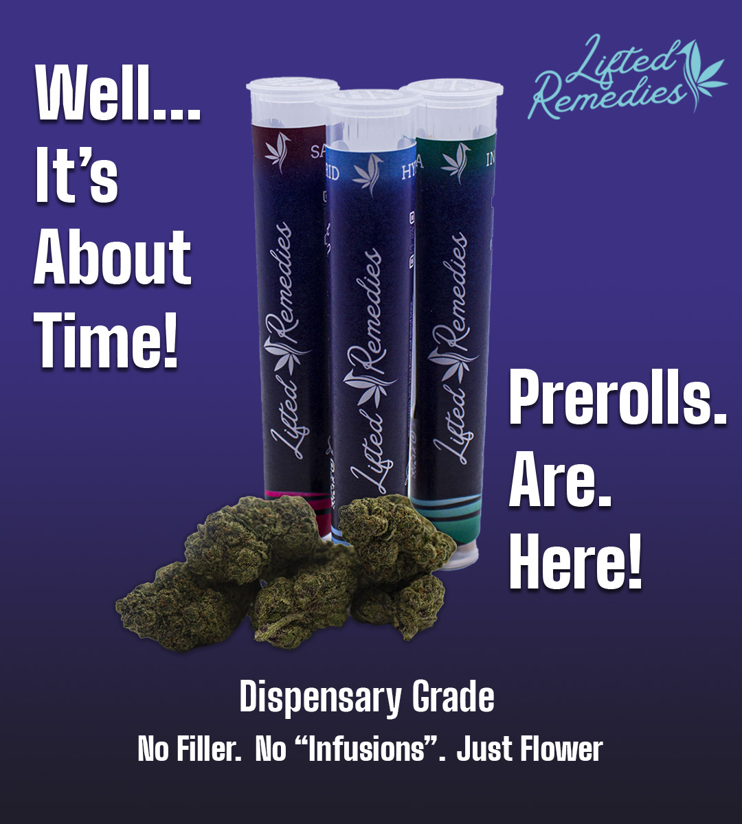 Wildwoods THCa vape devices on yellow-green gradient banner with same-day delivery text.
