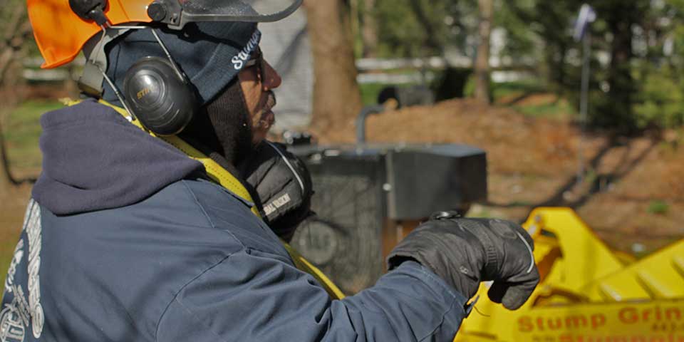 Sam Crowder in action on a jobsite 