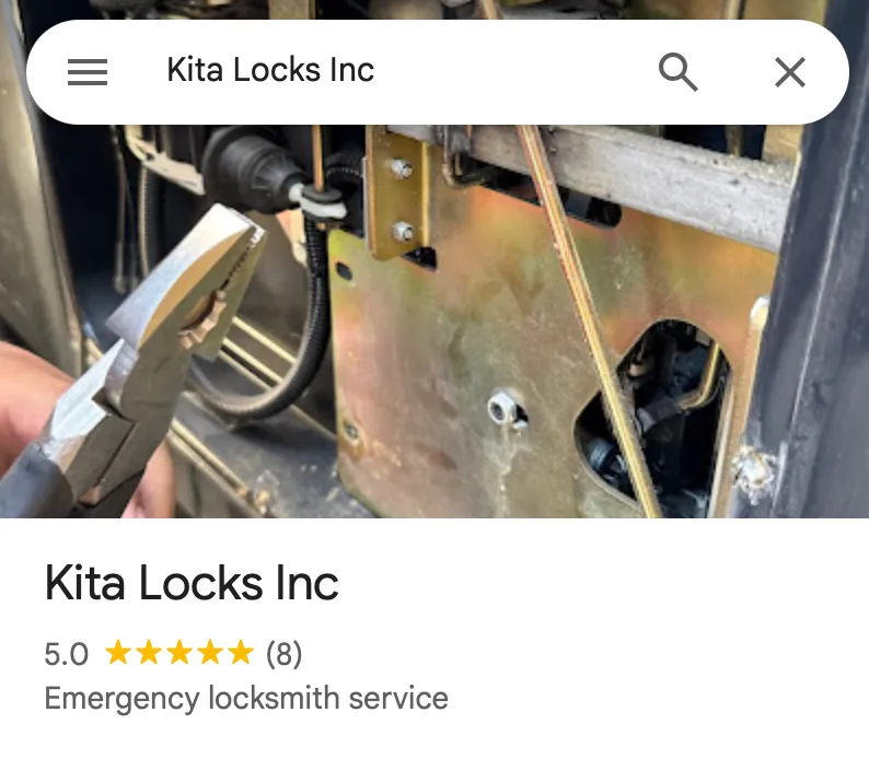 Google Business Profile Locksmith