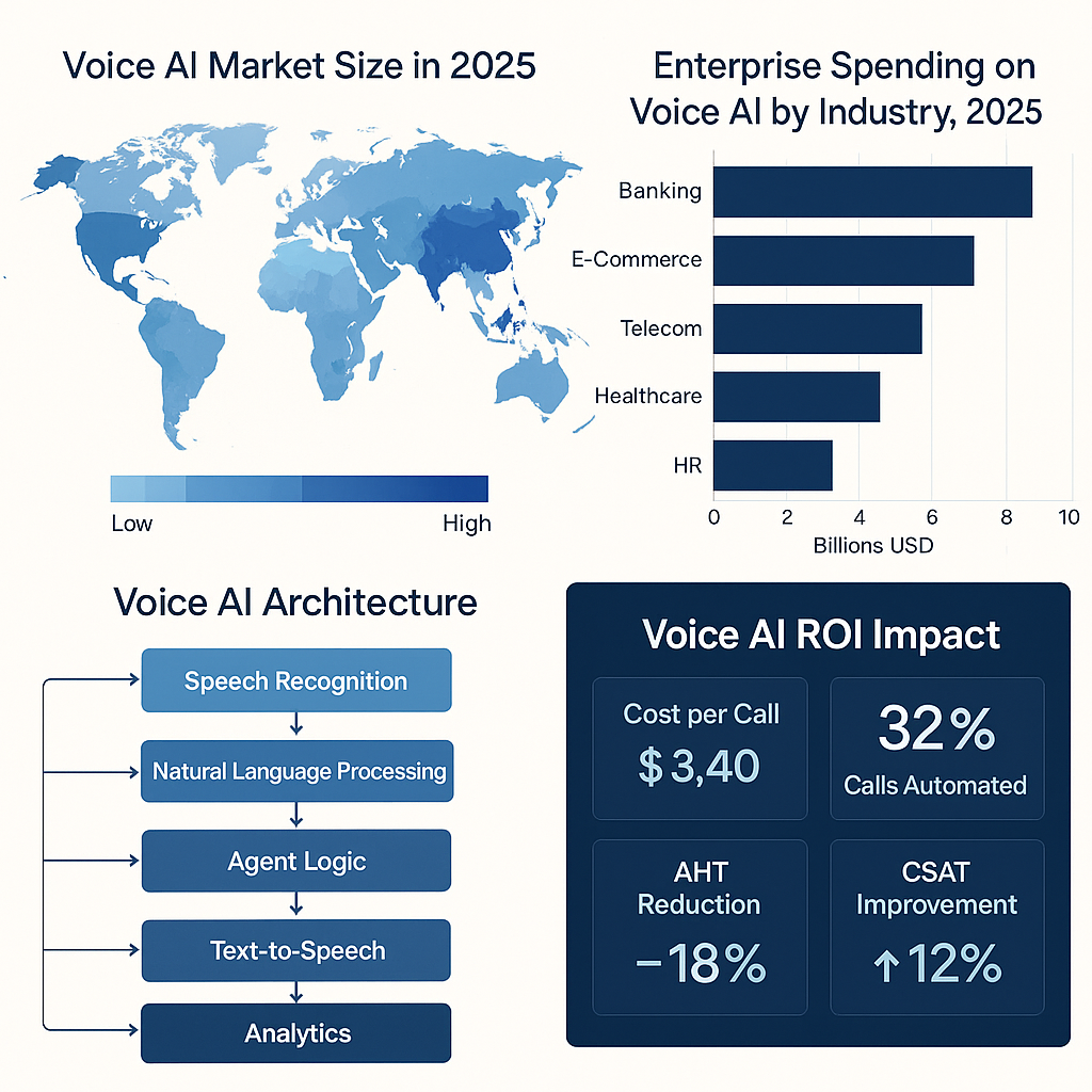 Voice AI Market Size 2025: Enterprise Spending Trends & Projections
