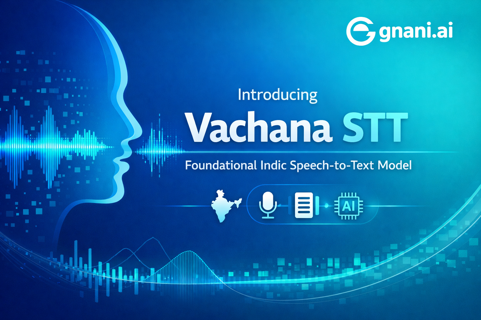 Gnani.ai Launches Vachana STT, a Foundational Indic Speech-to-Text Model Trained on One Million Hours Under the IndiaAI Mission