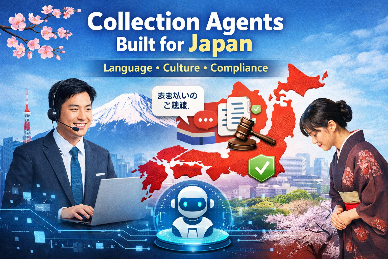 Collection Agents Built for Japan’s Unique Language, Culture, and Compliance