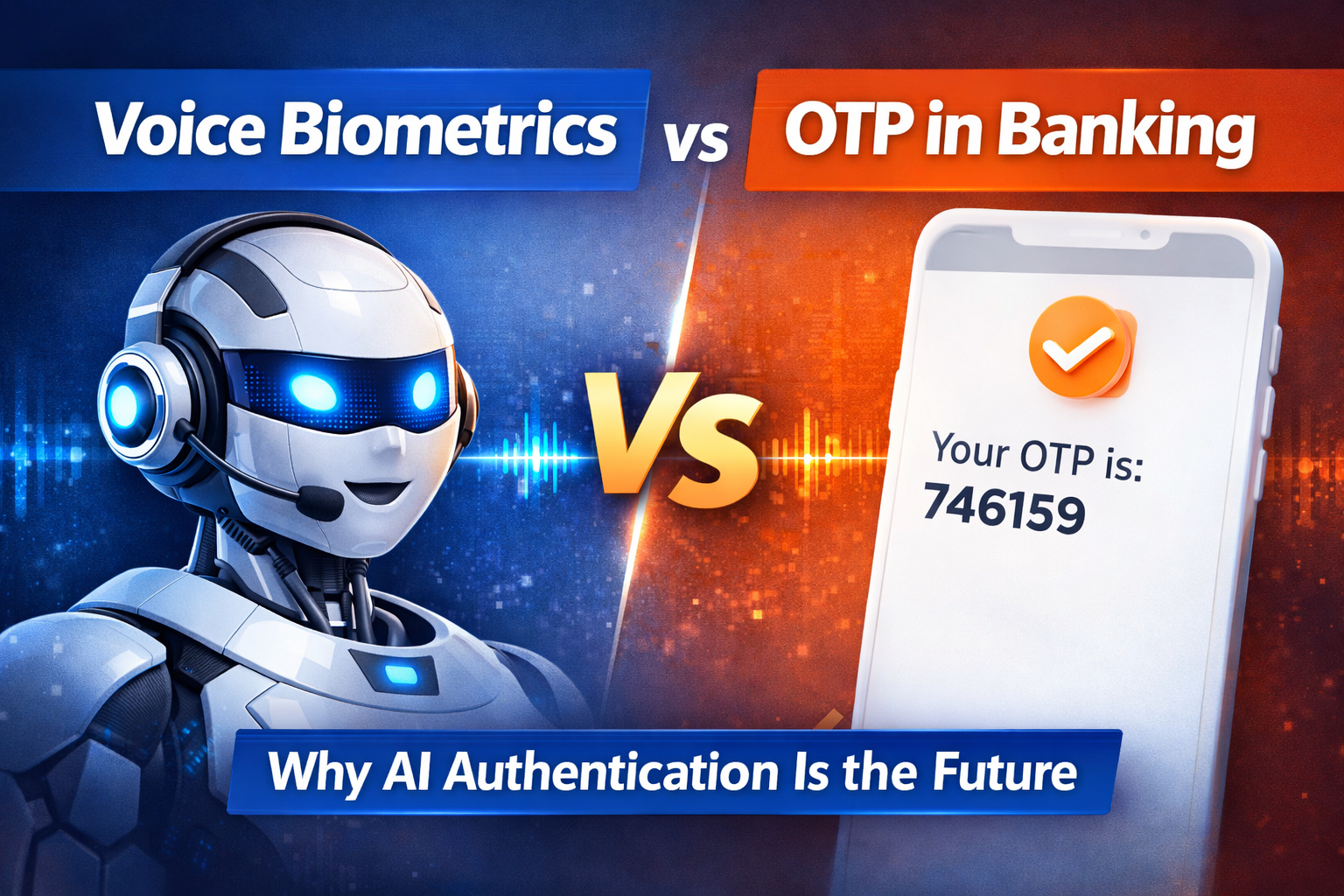 Voice Biometrics vs OTP in Banking: Why AI Authentication Is the Future
