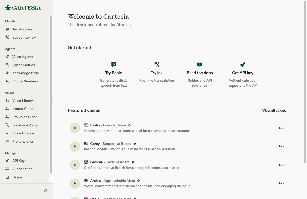 Cartesia review: the fastest AI voice, made for agents