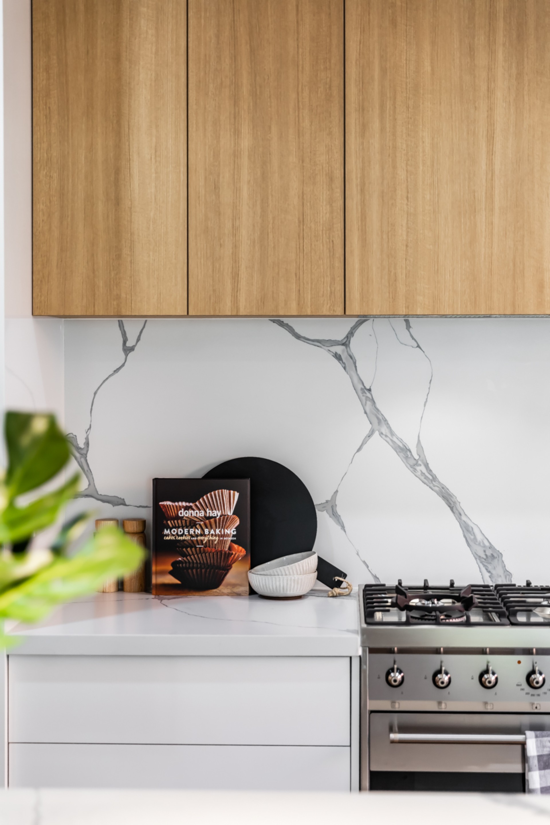 Fisher St, Norwood, cooker and timber overhead cabinetry