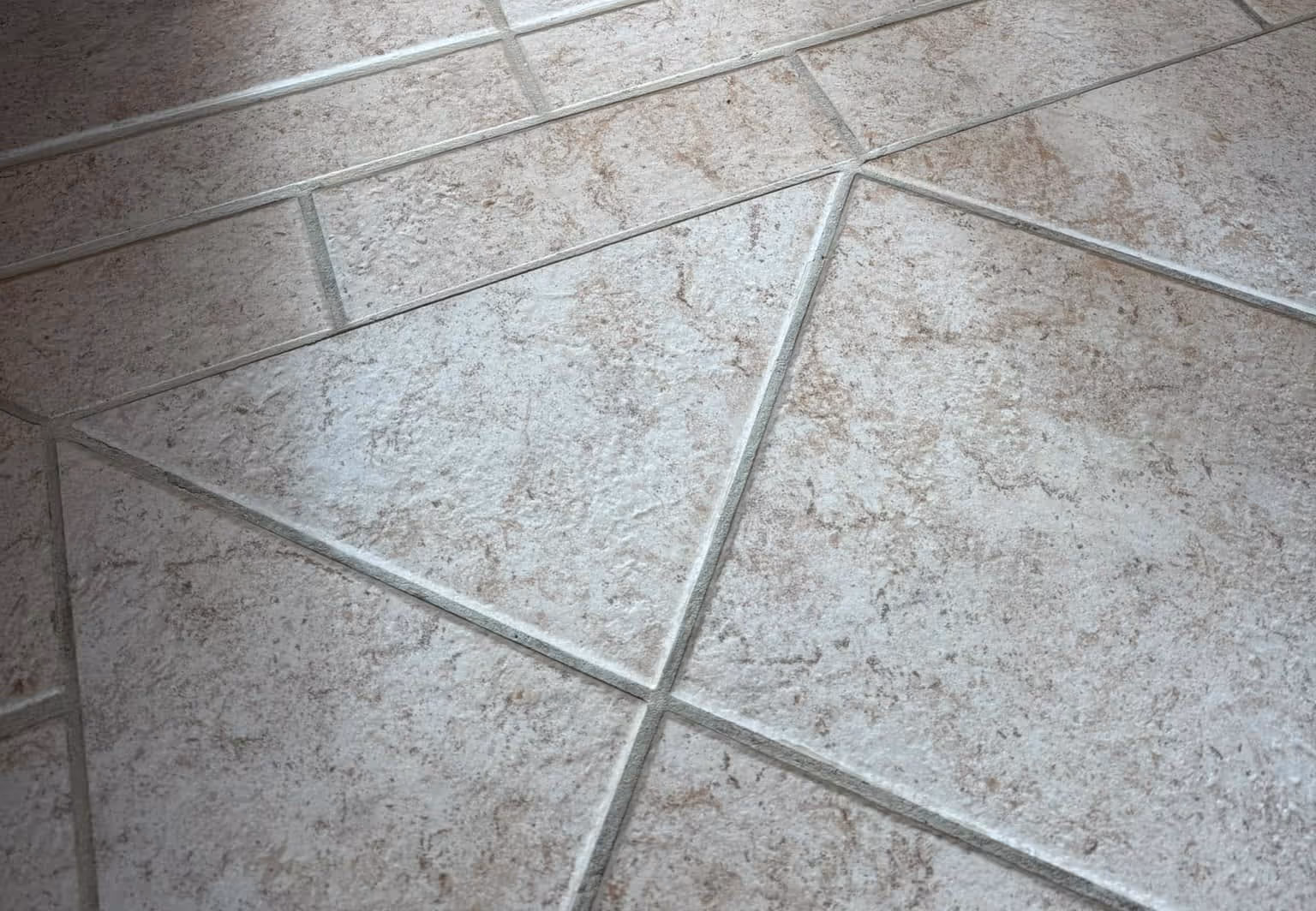Tiles that are cleaned