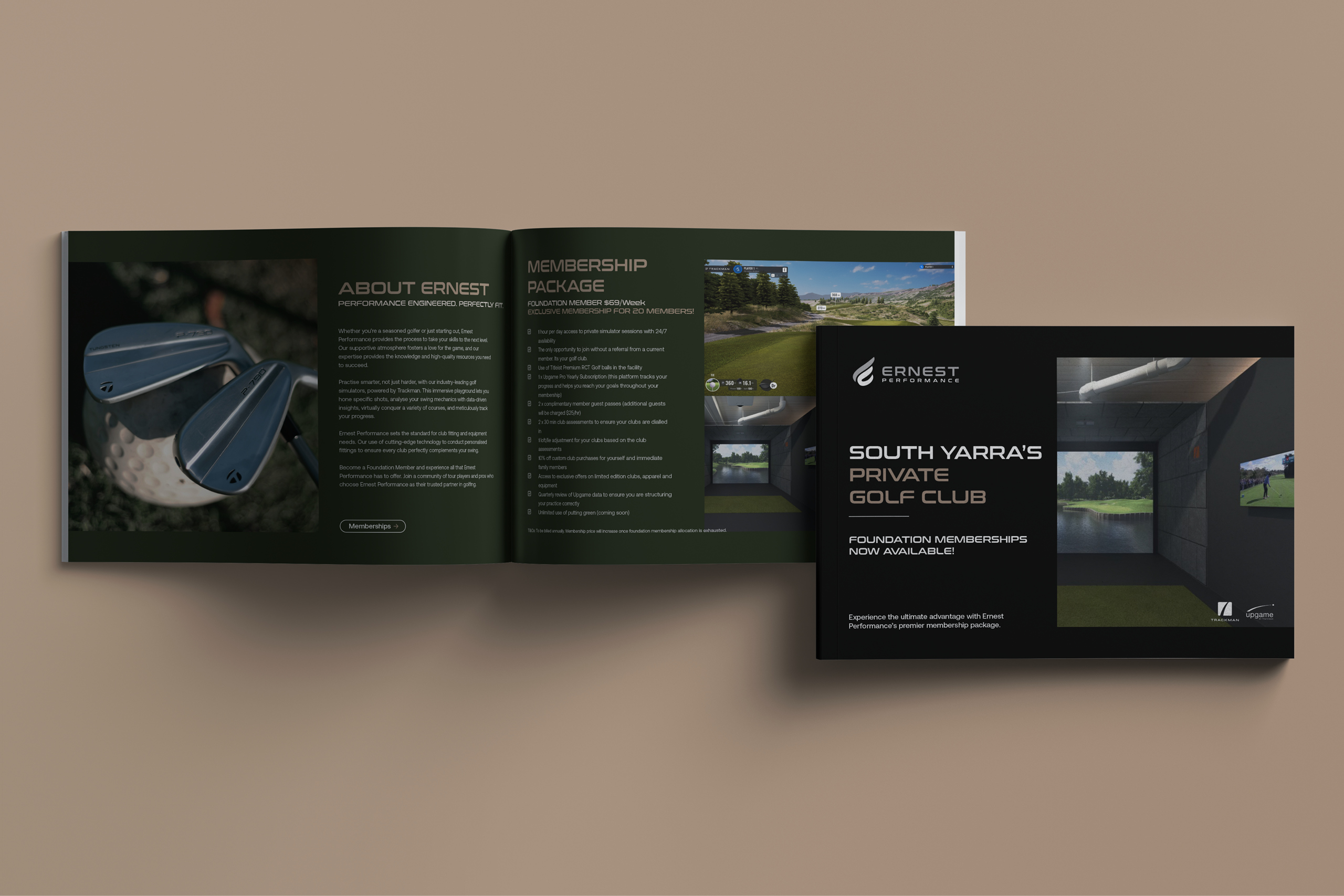Ernest Performance social media content design