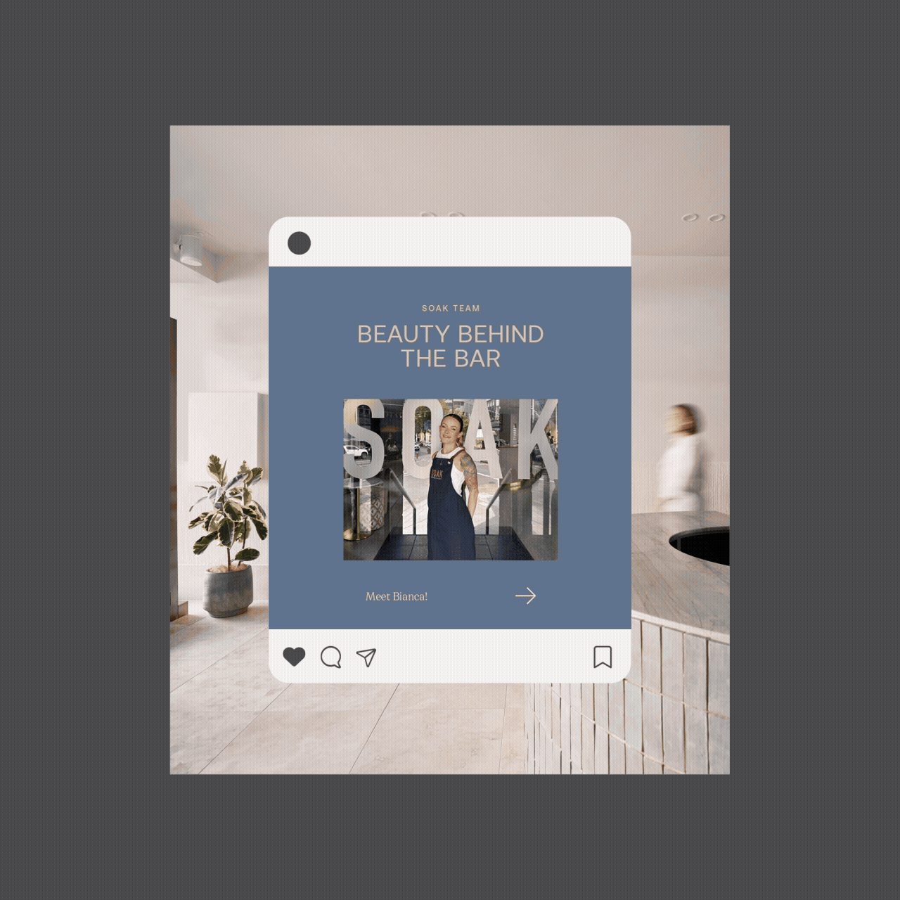 SOAK social media content design