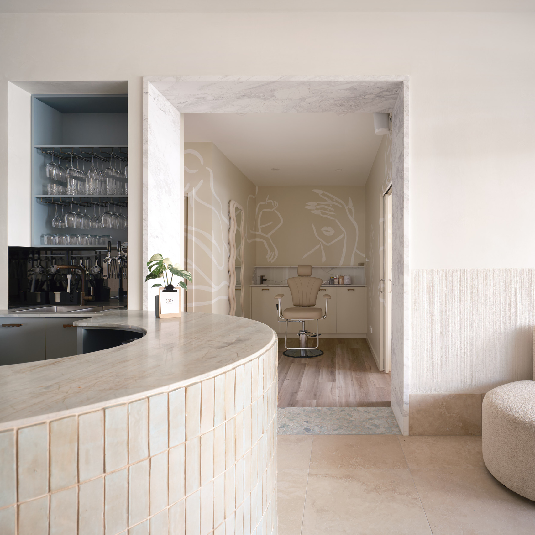 SOAK Bar and Beauty brand photography
