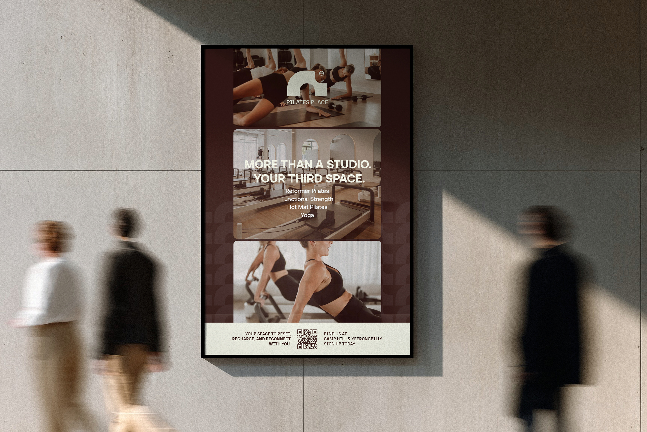 Pilates Place social media brand design