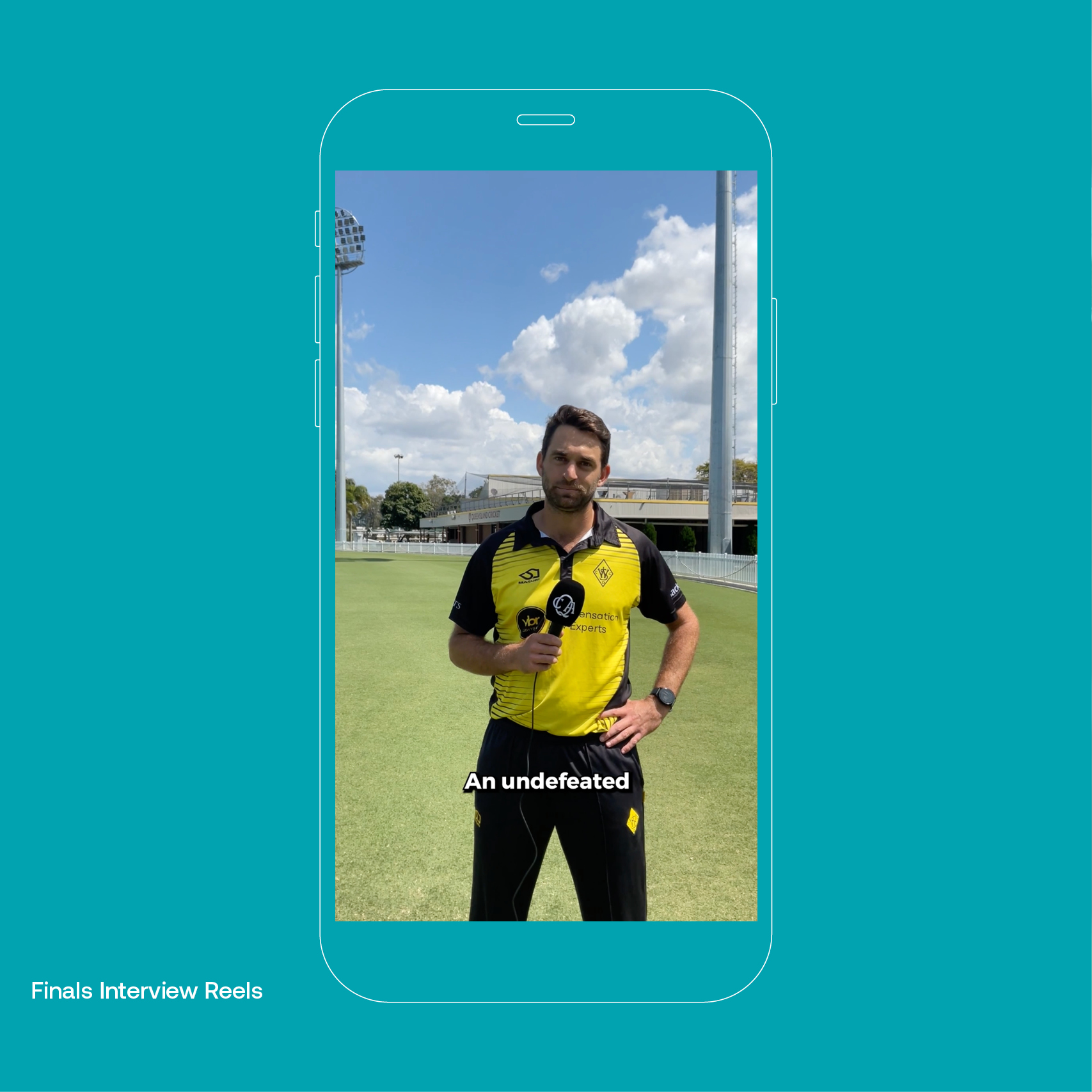 Queensland Cricket brand collateral design