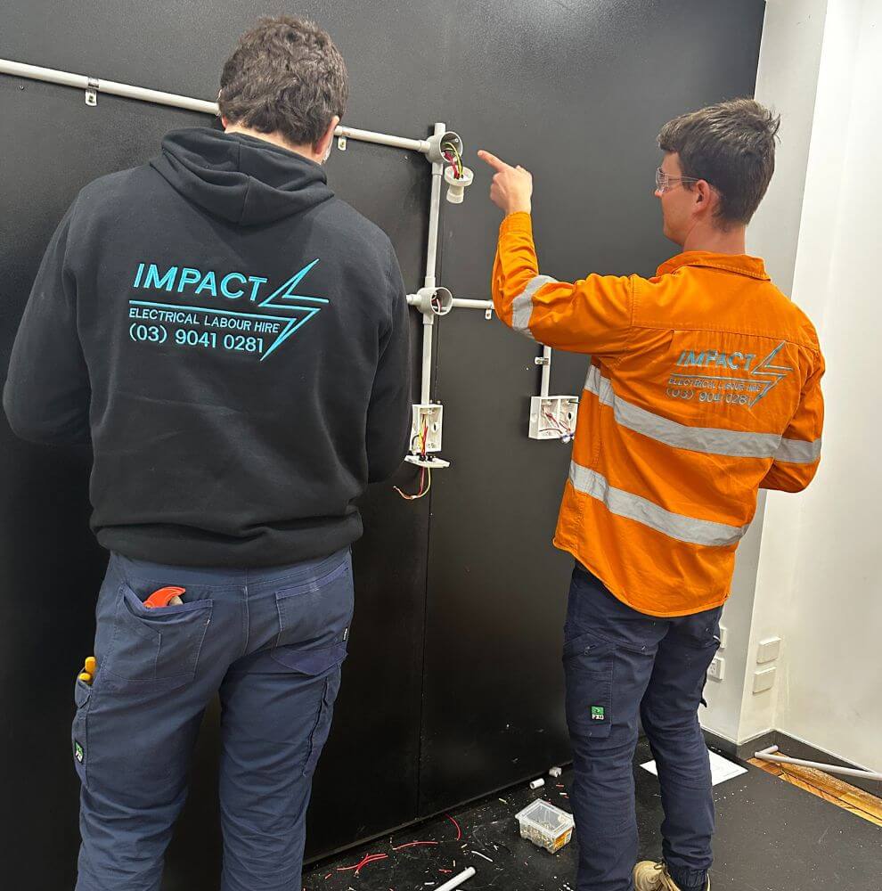 Impact Apprentices Skill and Development Centre students working on circuits