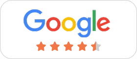 Google logo accompanied by a 4.9-star rating.