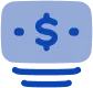 Icon representing getting top dollar being paid