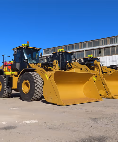 large fully maintained piece of mining equipment ready after servicing