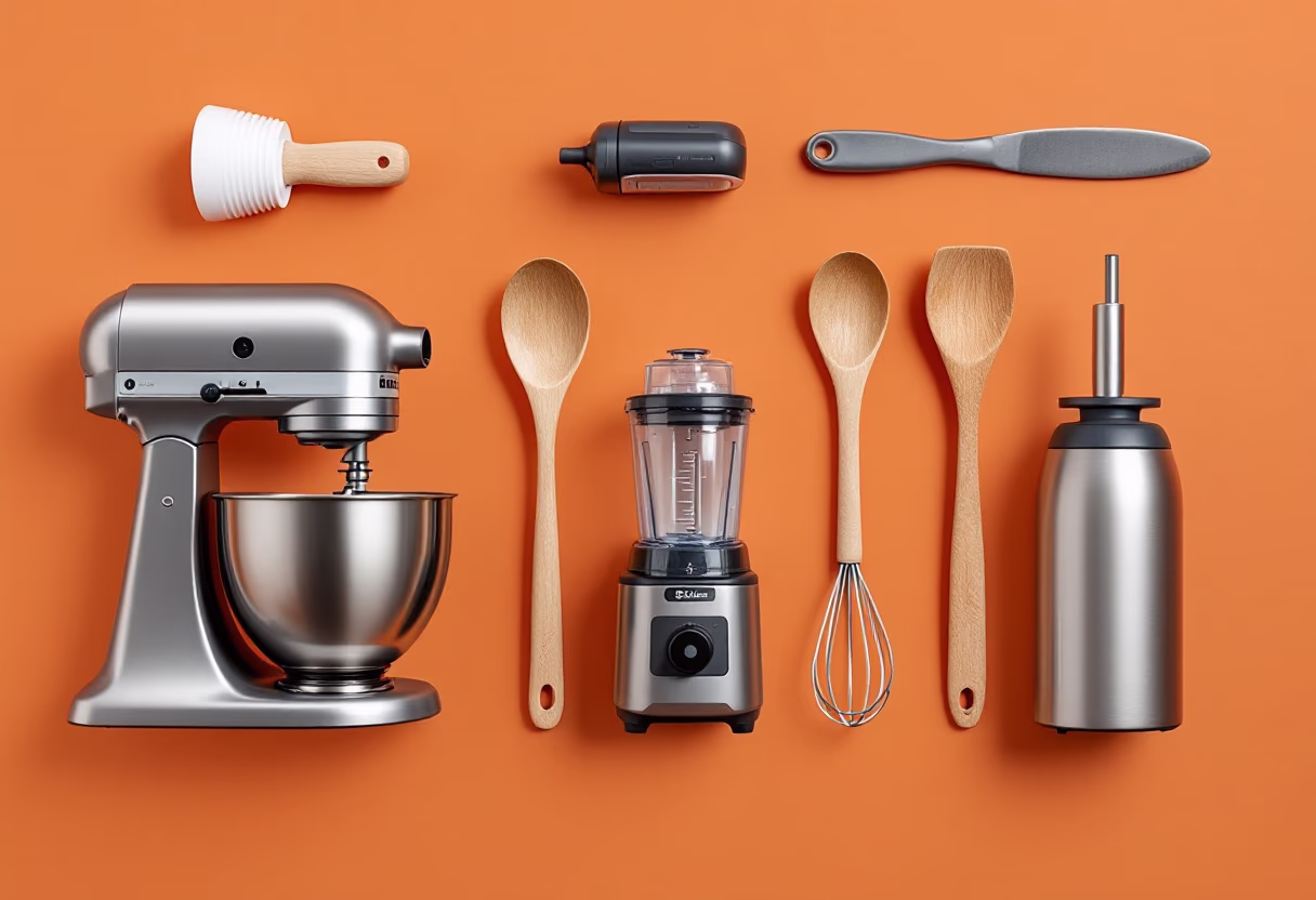 image of kitchenware collection (for a home goods store)