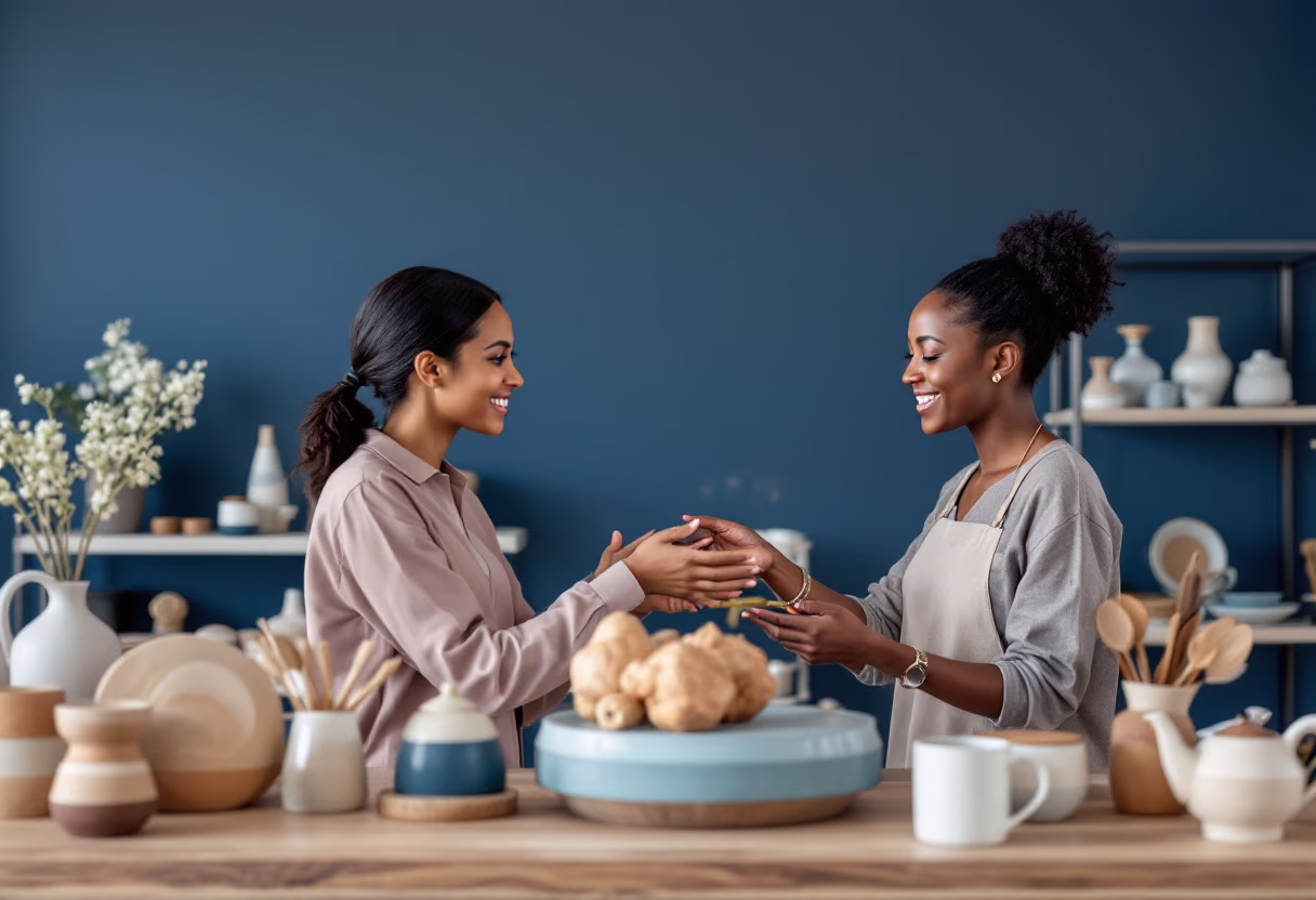 image of store helping customers