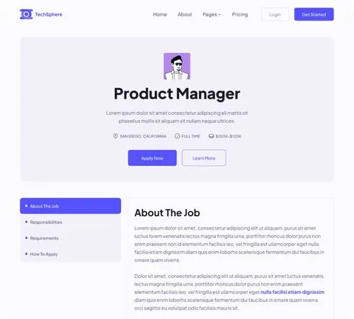 Sales Hero Page Career Single