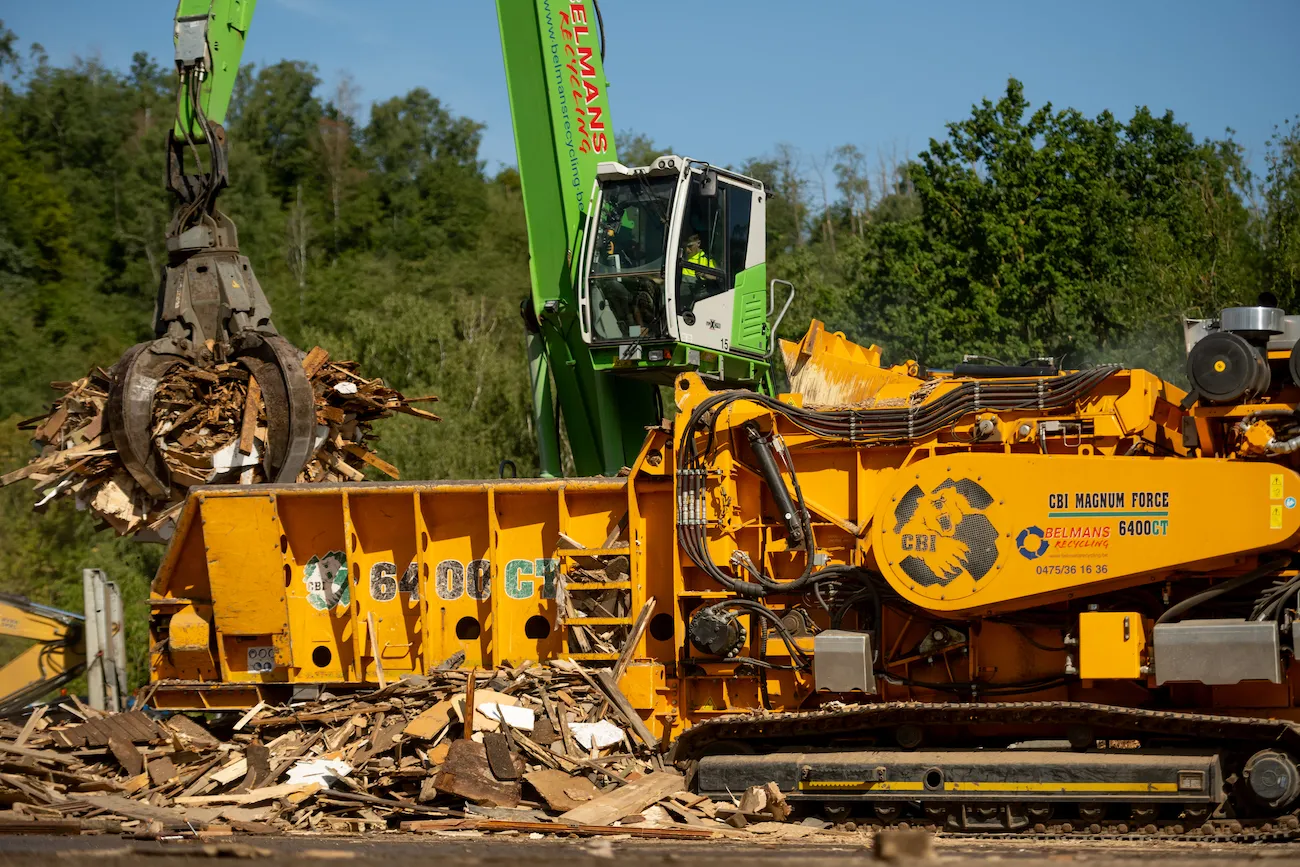 Broyeur mobile CBI 6400 CT | Belmans Recycling