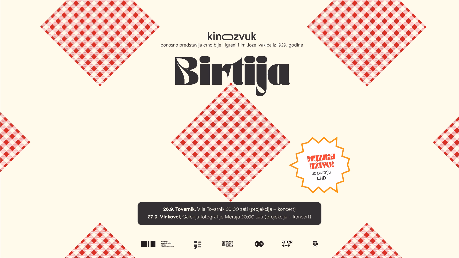 “Birtija” s glazbom uživo u Tovarniku i Vinkovcima – Kin-o-zvuk