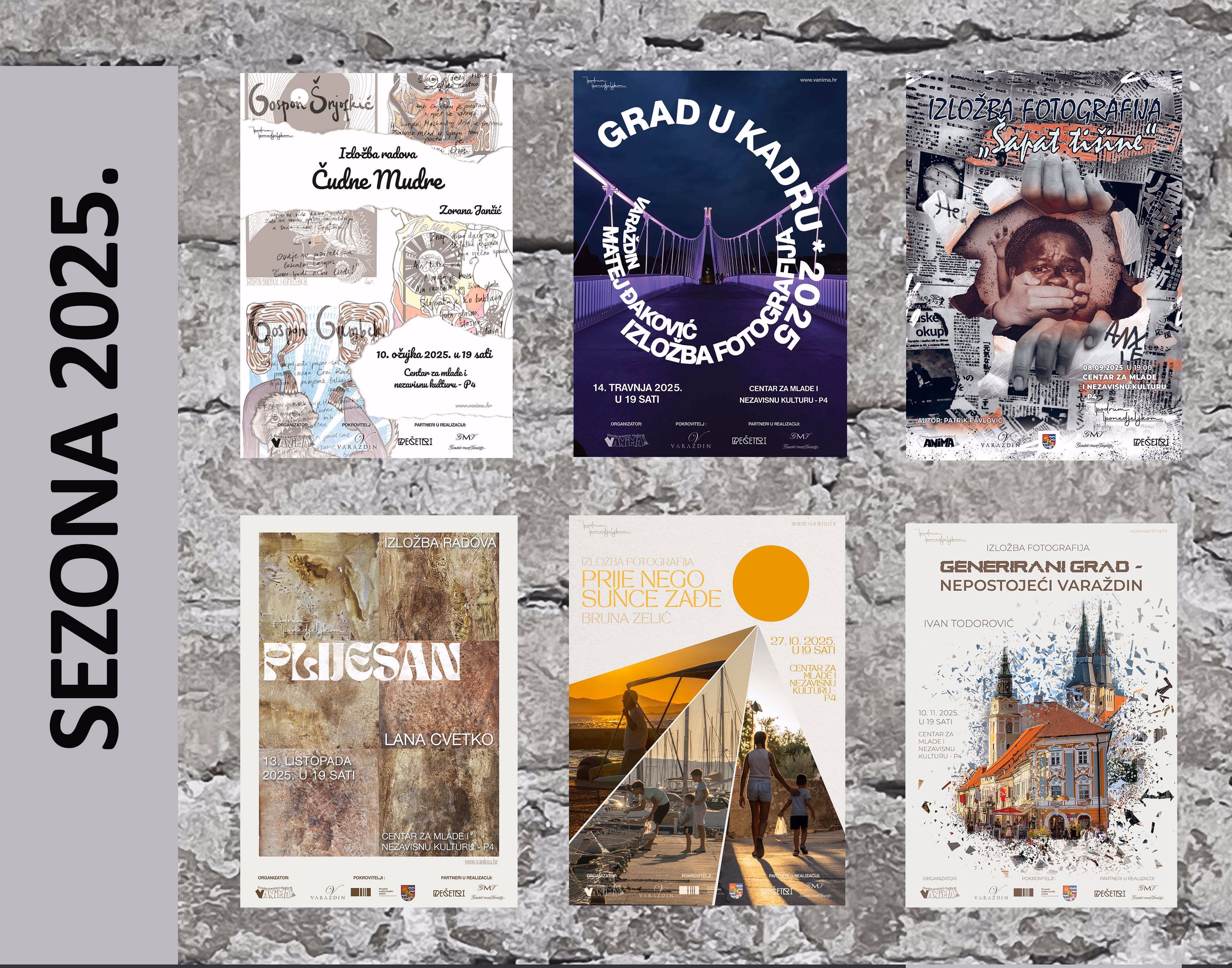 „Podrum ponedjeljkom“ – skupna izložba „Sezone 2025.“