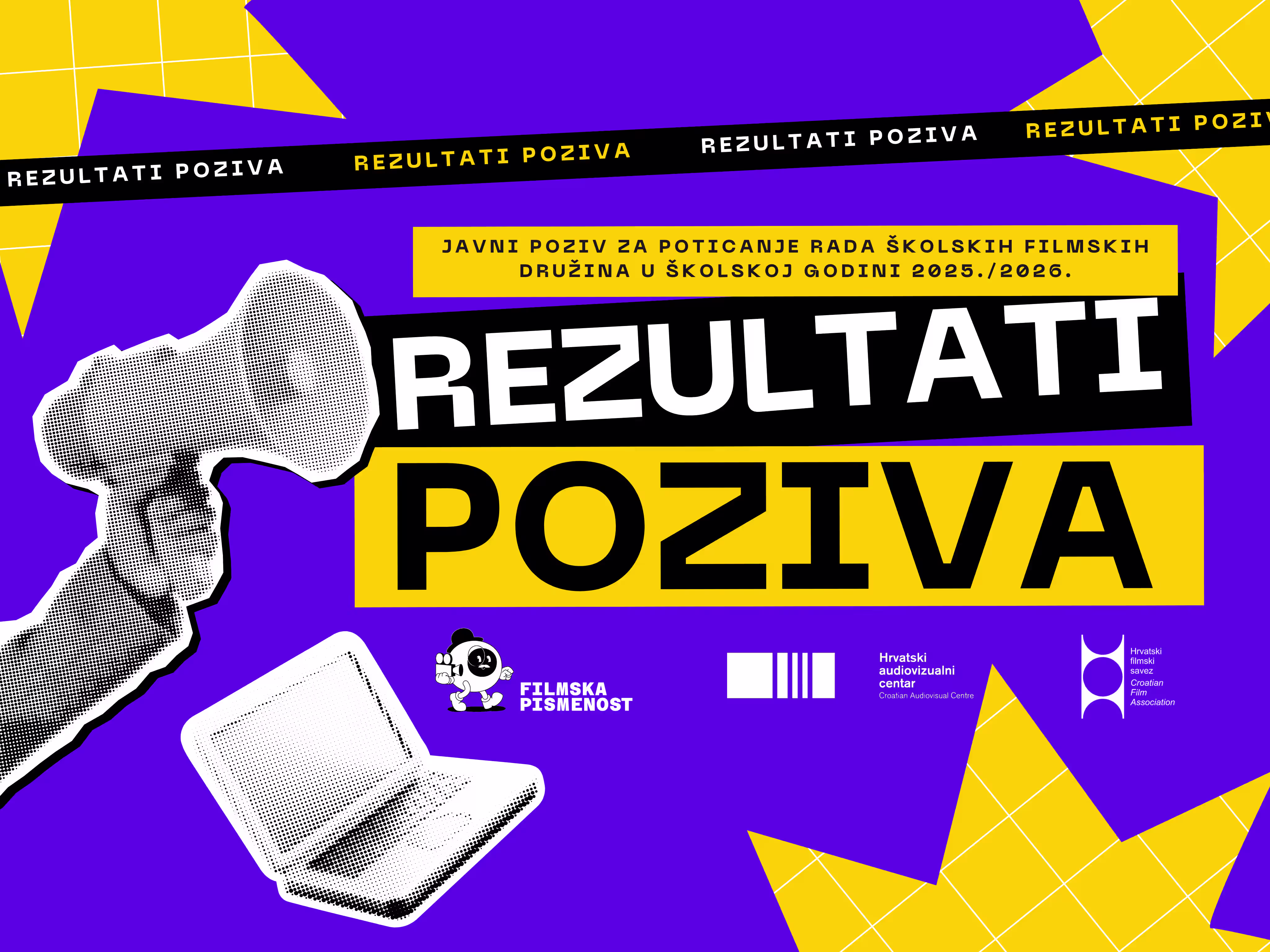 Objavljeni rezultati Javnog poziva za poticanje rada školskih filmskih družina u školskoj godini 2025./2026.