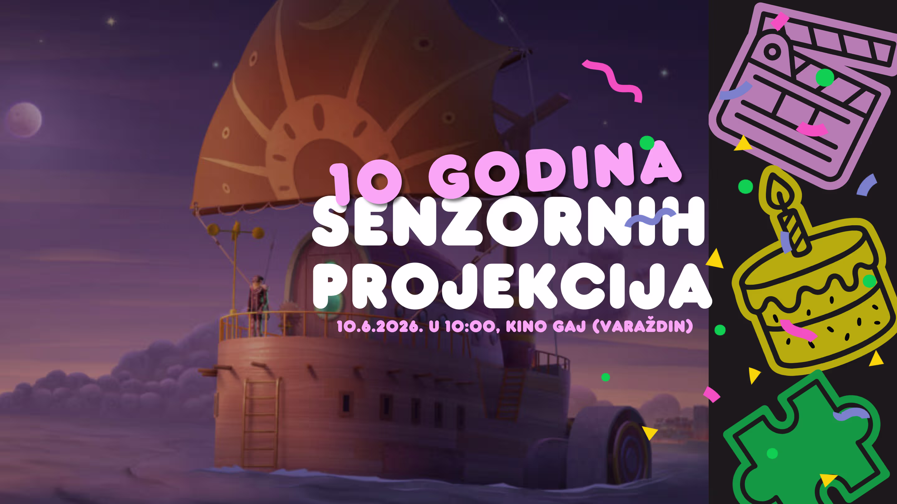 Besplatna Senzorna projekcija filma Aisha u Varaždinu