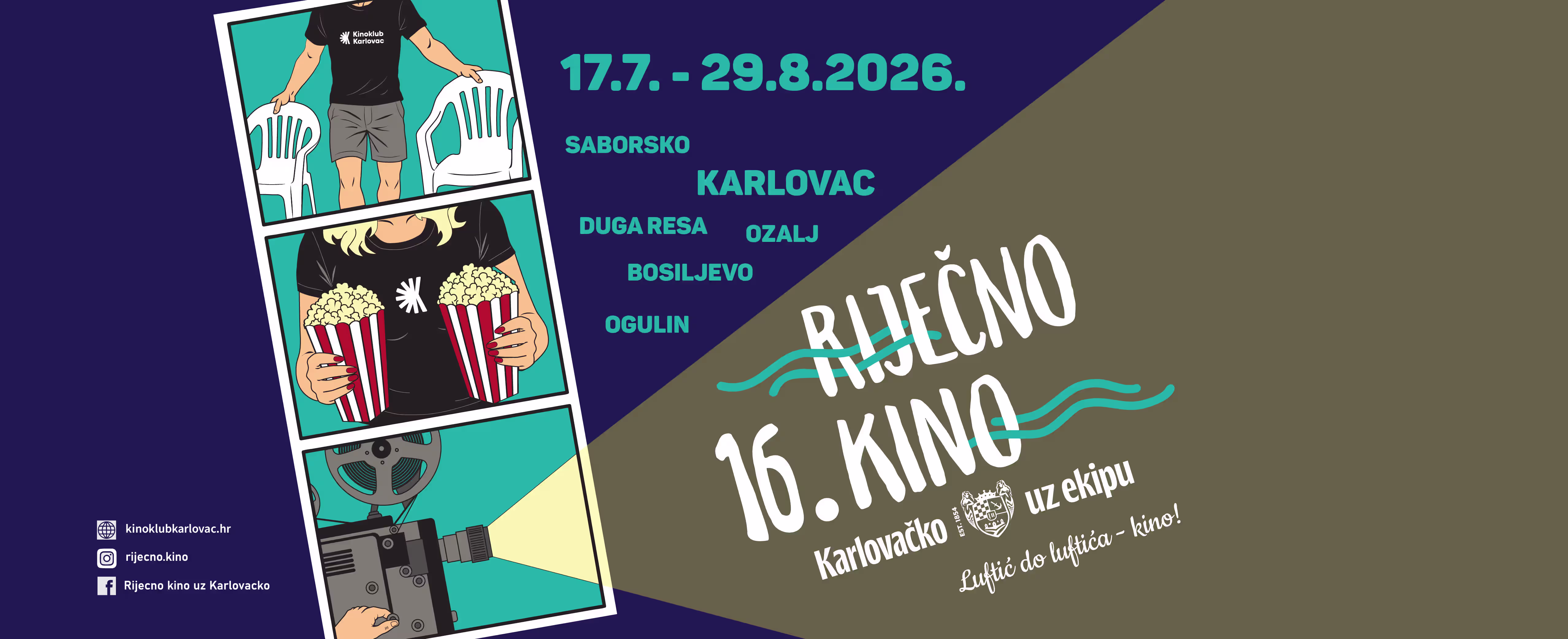 Uskoro počinje 16. Riječno kino uz Karlovačko