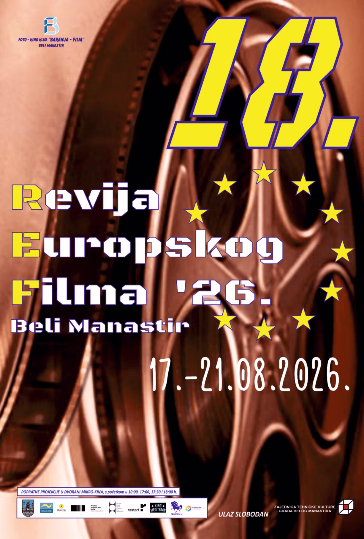 Održana 18. Revija europskog filma u Belom Manastiru