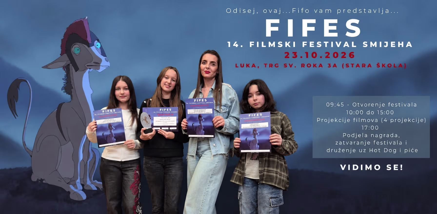 Prvo mjesto za Mlade SKIG-ovce na 14. Filmskom festivalu smijeha – FIFES