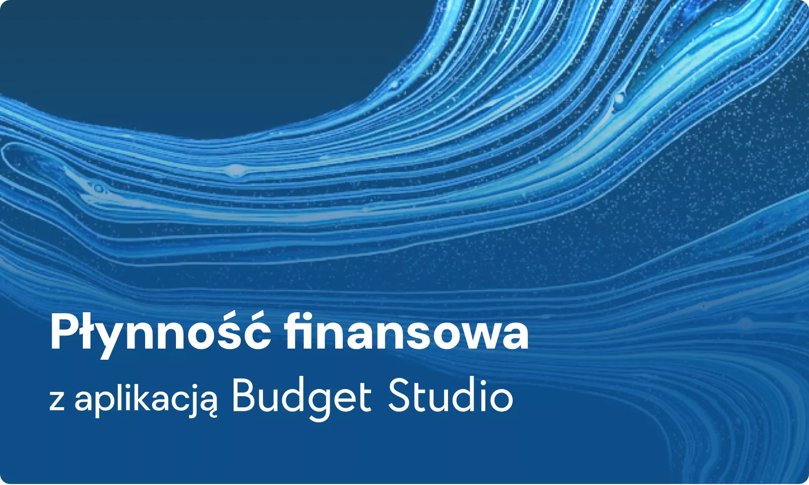 Zarządzaj płynnością finansową za pomocą aplikacji Budget Studio