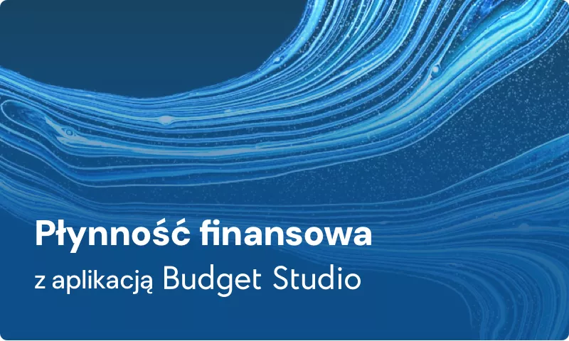 Zarządzaj płynnością finansową za pomocą aplikacji Budget Studio
