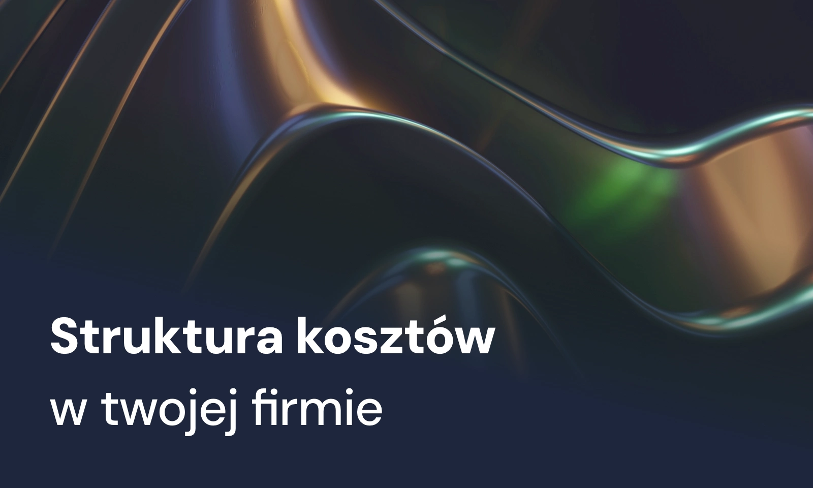 Struktura kosztów w twojej firmie. Naucz się skutecznego zarządzania wydatkami