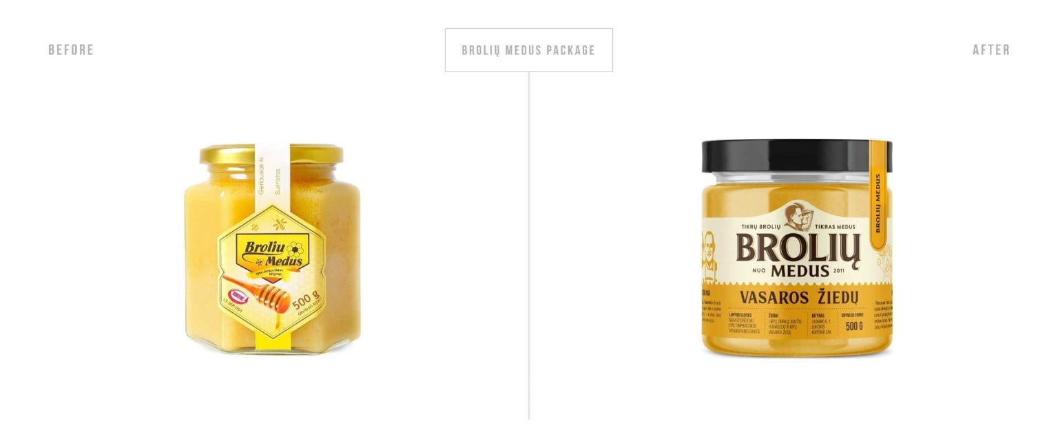 BROLIŲ MEDUS PACKAGING REFRESH
