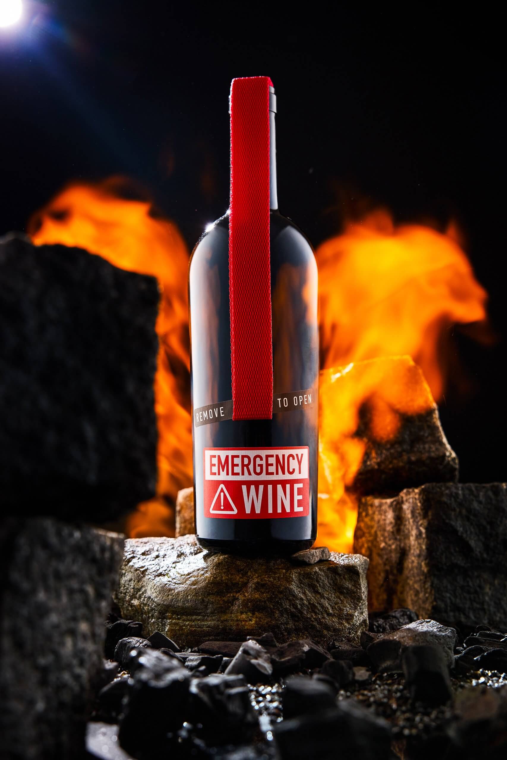 EMERGENCY WINE PACKAGING DESIGN