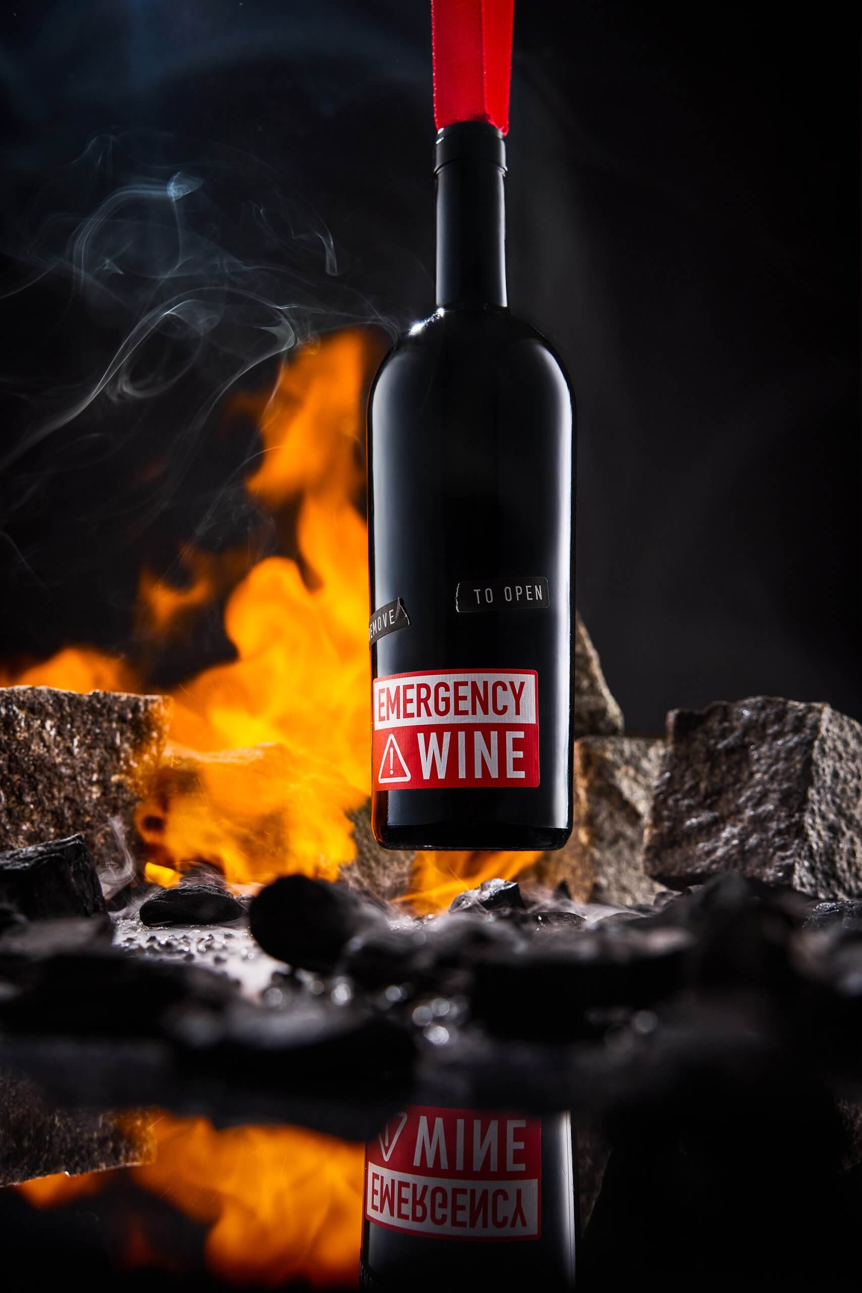 EMERGENCY WINE PACKAGING DESIGN