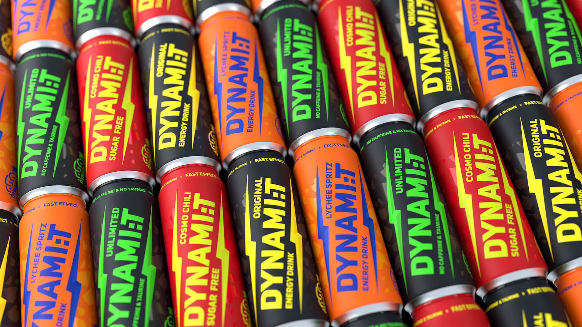 DYNAMIT ENERGY DRINK BRANDING