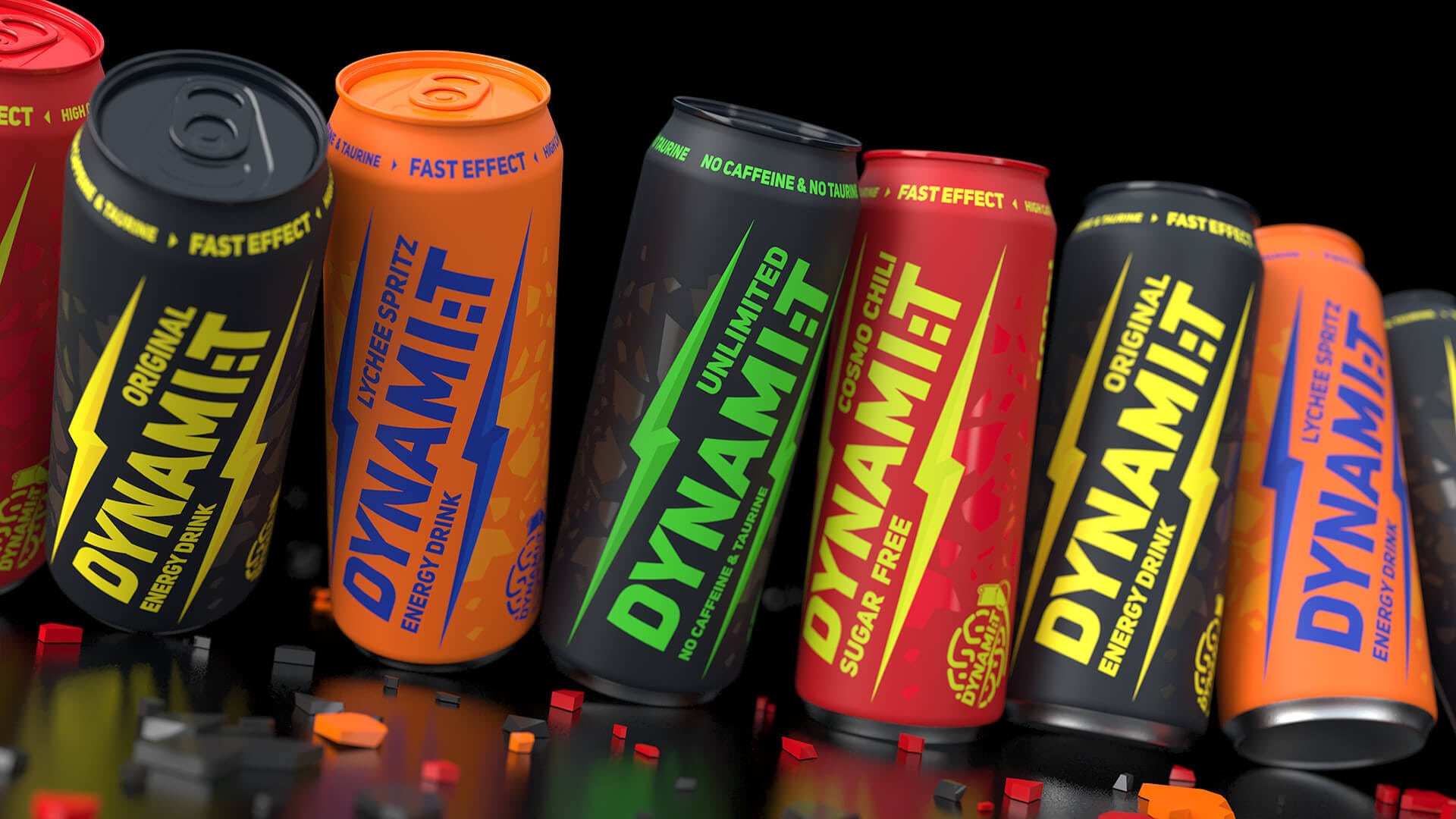 DYNAMIT ENERGY DRINK BRANDING