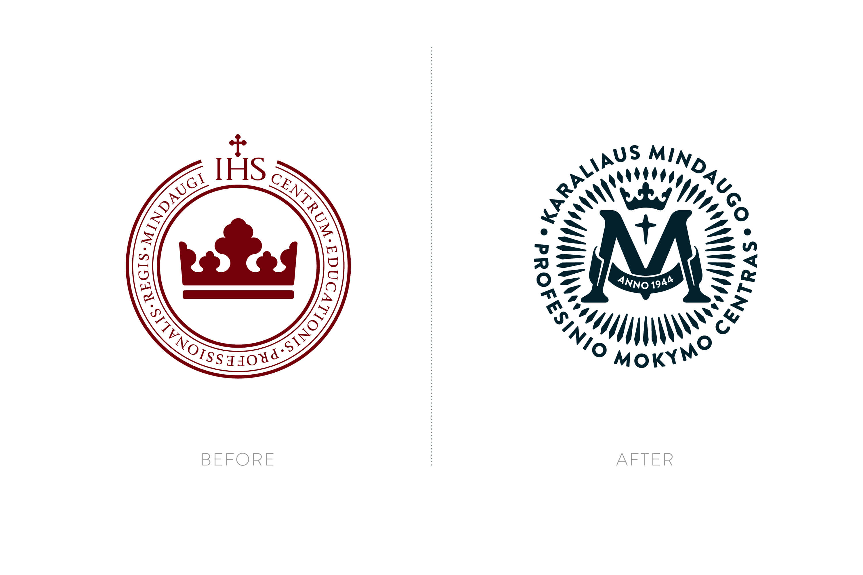 KARALIAUS MINDAUGO PROFESINIO MOKYMO CENTRAS LOGO DESIGN