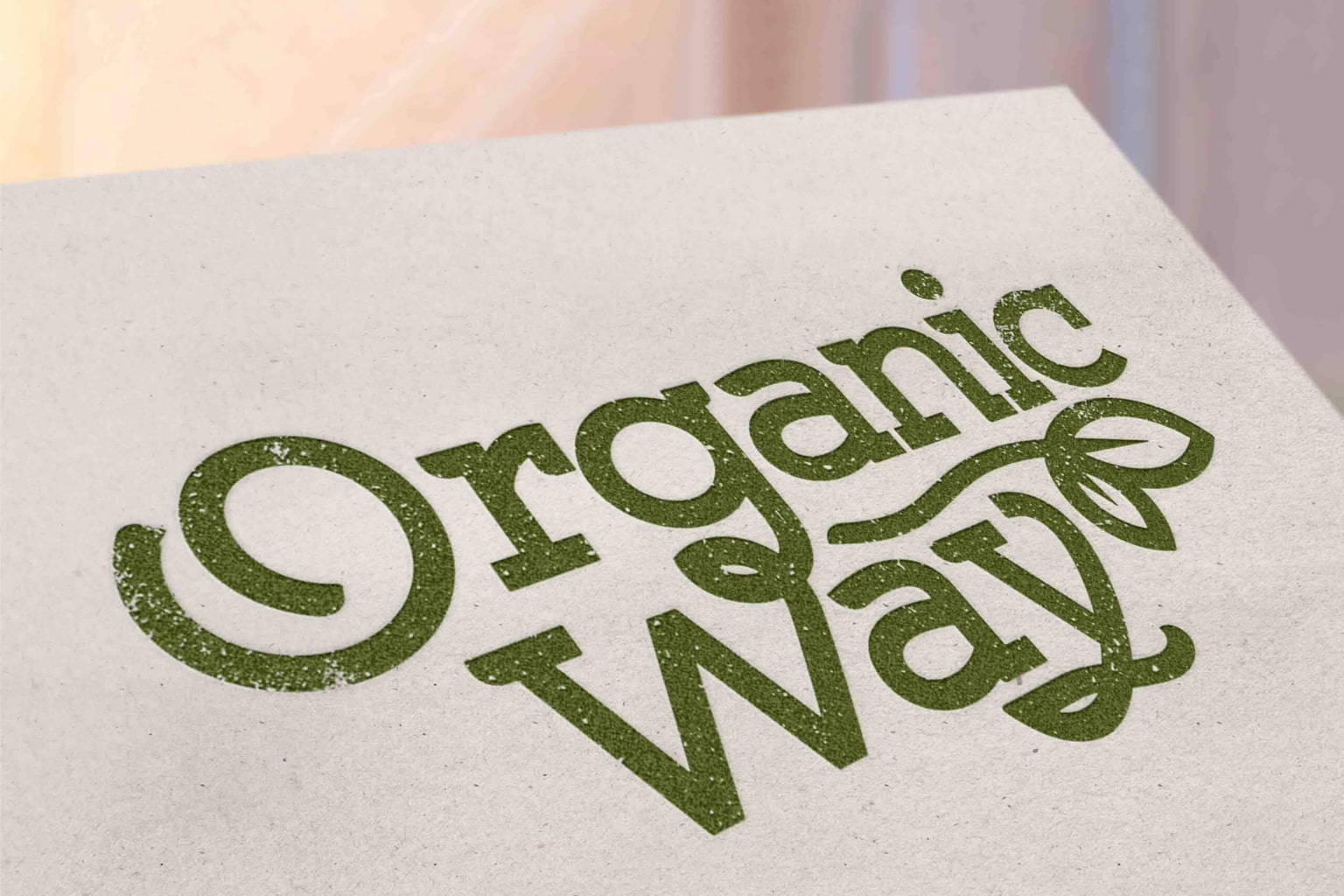 ORGANIC WAY PACKAGING DESIGN